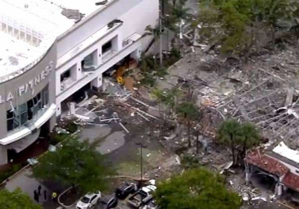 לפחות 20 פצועים בעקבות פיצוץ צינור גז במרכז קניות בפלורידה