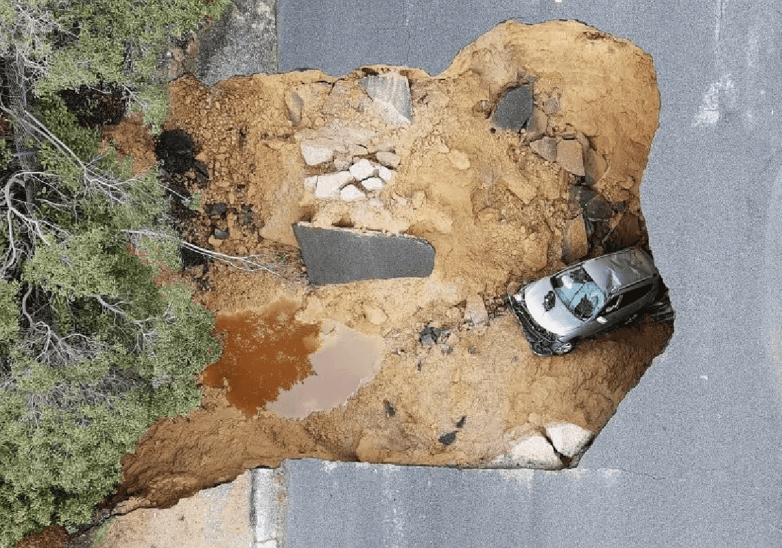 קליפורניה ספוגה במים: סופה שלא נראתה כמותה מאז 2005 