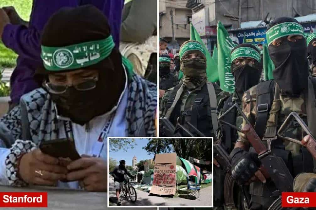 חמאס בקליפורניה: אוניברסיטת סטנפורד העבירה ל-FBI תמונת סטודנט הלבוש במדי ארגון הטרור