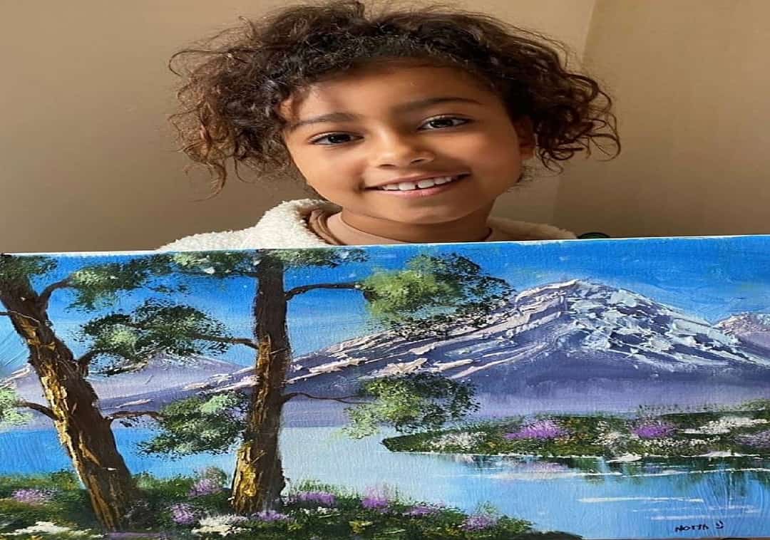  קים קרדשיאן זעמה על העוקבים שלה, הסיבה? ציור של בתה, נורת׳ 