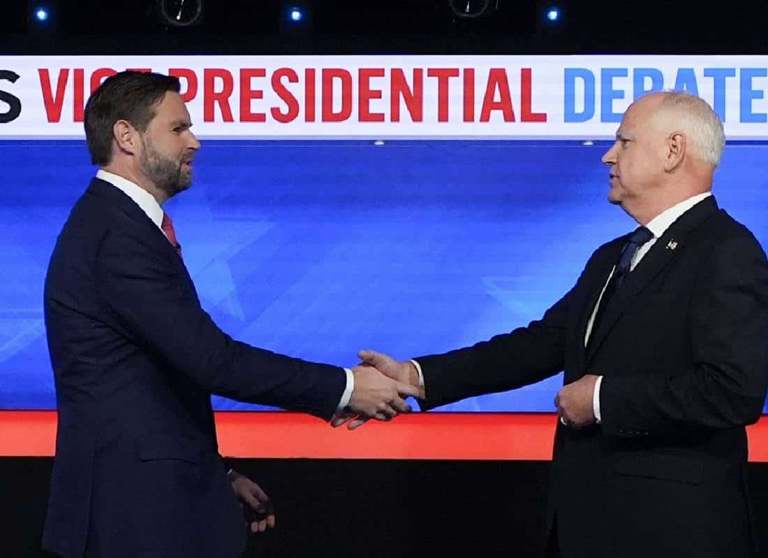 ואנס ו-וולז  השיגו את המטרה העיקרית של עימות סגני נשיאים בדיבייט: לא לגרום נזק למועמד לנשיאות שלהם