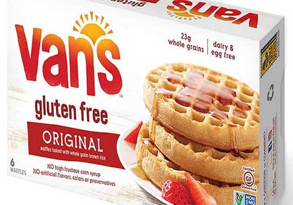  ריקול ברשת "Van's Foods": מכרה וופלים ללא גלוטן המכילים גלוטן