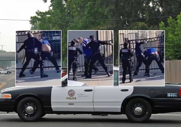 אפקט ג'ורג' פלויד? שוטר צפוי לשלם מחיר כבד בעקבות תקרית אלימה בלוס אנג'לס