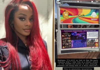 קול שפוי: הראפרית האמריקאית ביקרה באתר ההנצחה לנובה - ותקפה את תעשיית המוזיקה העולמית