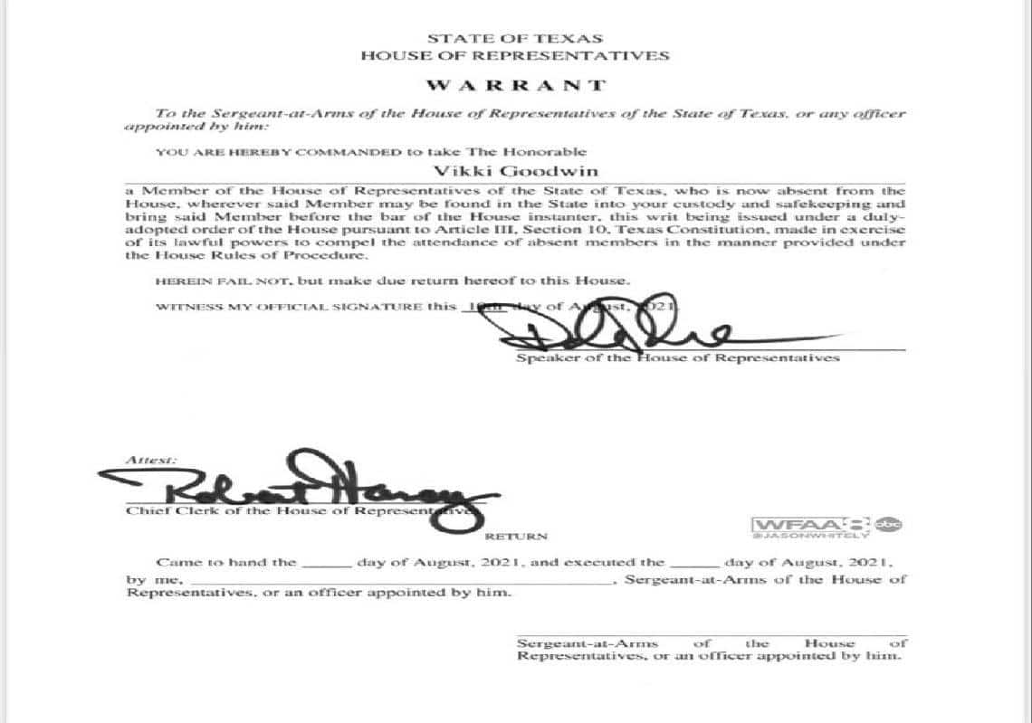 טירוף: צו מעצר כנגד 52 מחוקקים נמלטים מטקסס על "עריקות"