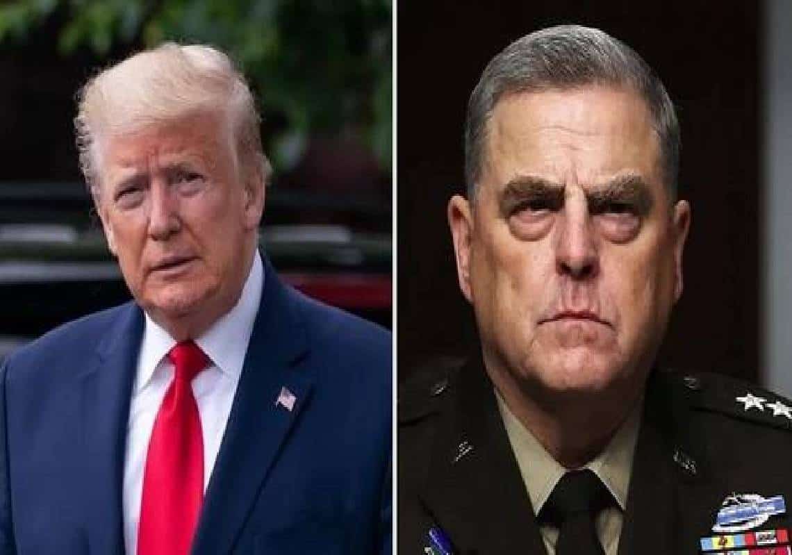 בגידה באמריקה! נחשף! ראש הצבא פנה לסין וחתר לסרב פקודות לטראמפ