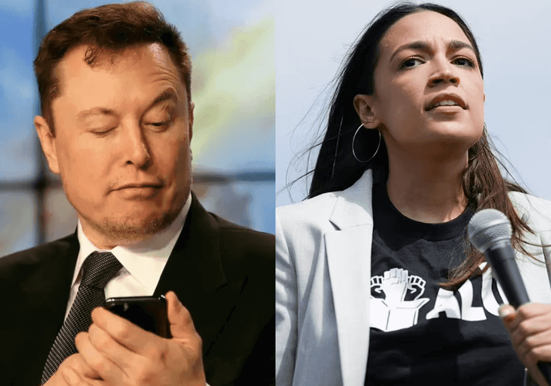 מאסק מטריל את AOC: "אל תתחילי איתי, אני ביישן" 