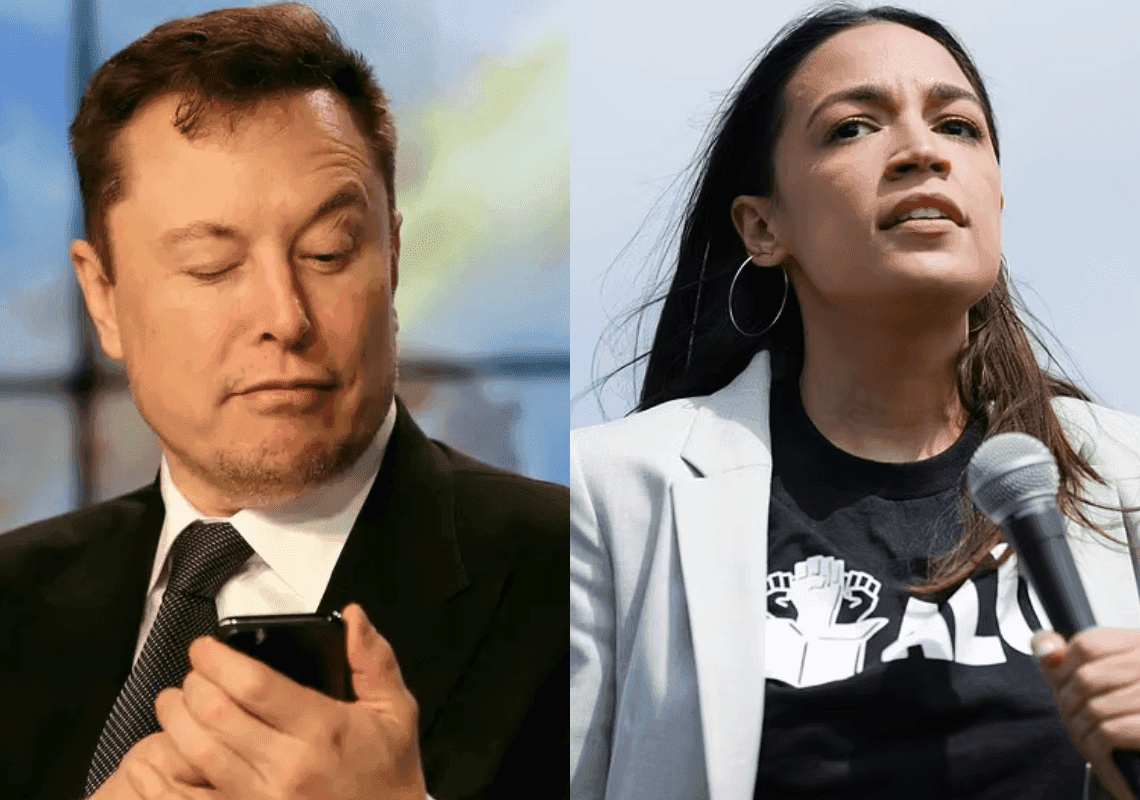 מאסק מטריל את AOC: "אל תתחילי איתי, אני ביישן" 