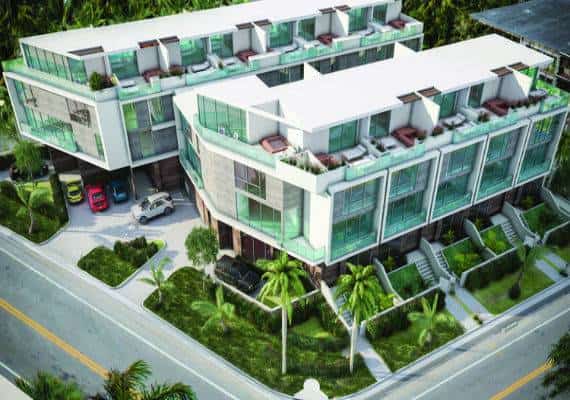 מעלית פרטית וג'קוזי במרפסת: פרויקט בית הדירות היוקרתי סמוך למיאמי מתקרב לשלבי סיום