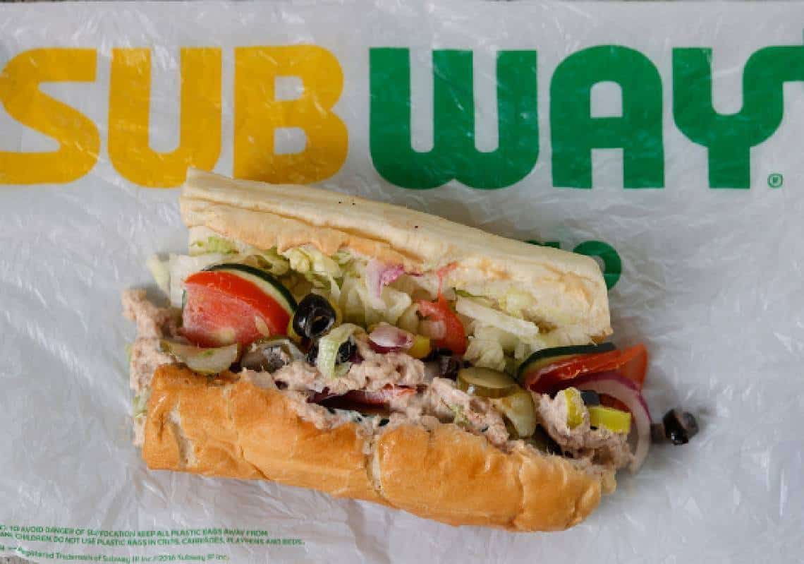 בדיקות DNA במעבדה אמריקאית חשפו - "בכריך הטונה של סאבווי , לא נמצא דג טונה"