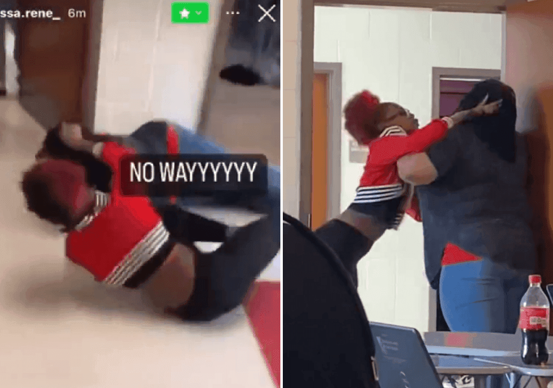 קשה לצפייה: תלמידה מג'ורג'יה תוקפת את מורתה באכזריות