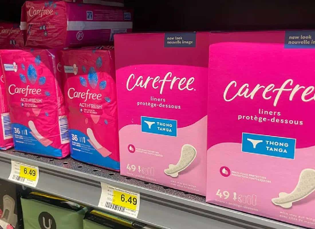 בדיקת מעבדה גילתה כי בתחתוניות של Carefree כימיקל הגורם לסרטן