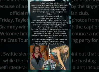 הספירה לאחור התחילה: מעריצי טיילור סוויפט משוכנעים שאלבום חדש בדרך