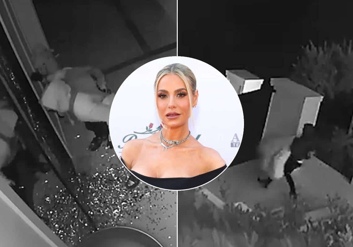 תיעוד מלוס אנג'לס: כך אלמונים הצליחו לפרוץ לביתה של דורית קמסלי, כוכבת 'עקרות הבית האמיתיות של בוורלי הילס'