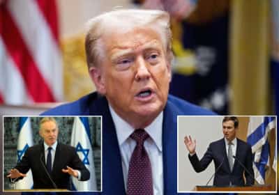 טראמפ נפגש עם ג'ארד קושנר וטוני בלייר: ישיבת מדיניות מיוחדת בנושא עזה