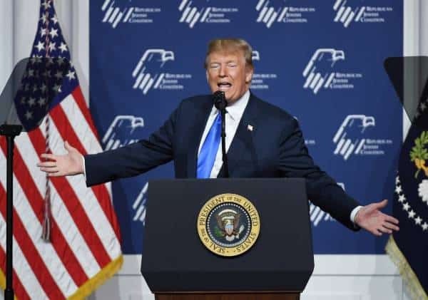 אורח הכבוד: הנשיא טראמפ ינאם בכנס ה-IAC