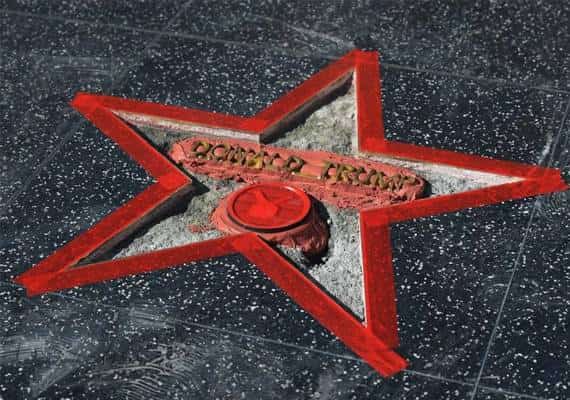 "שינוי אמיתי לא נעשה בהשחתת רכוש": הנשיא טראמפ בדרך חזרה לשדרת הכוכבים