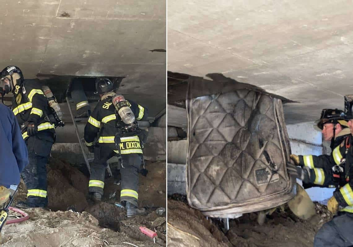 "עלול להסתיים באסון": חסרי בית הקימו 'מאהל אוהלים' בתוך מחלף של כביש מהיר בקליפורניה