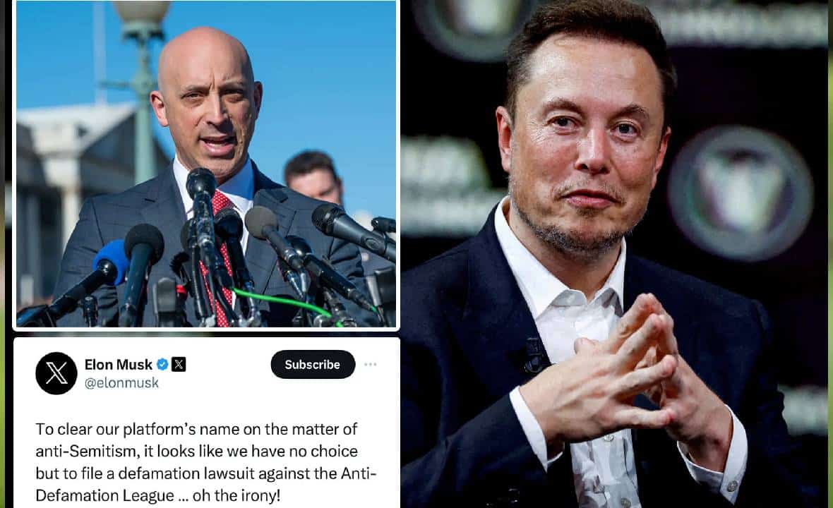 "היהודים השפויים מברכים אותו": מאסק הכריז מלחמה על ארגון השמאל היהודי 'הליגה נגד השמצה'