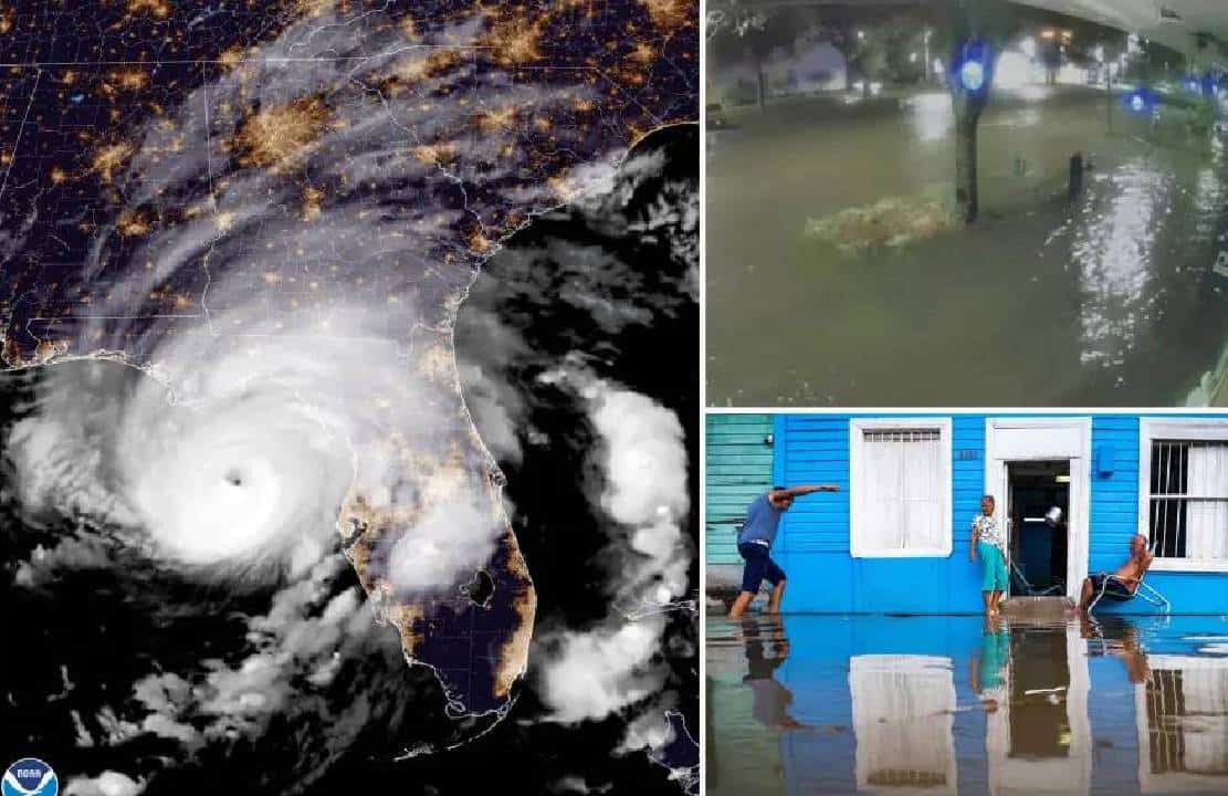 "תעזבו עכשיו"! ‏הוריקן מפלצתי בדרגה 4, מכה בפלורידה עם גל סופות "קטסטרופלי" ‏   