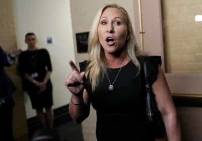 חברת הקונגרס הרפובליקנית מזהירה מהמשך הסיוע לישראל: "זה יביא את זעמו של אלוהים"