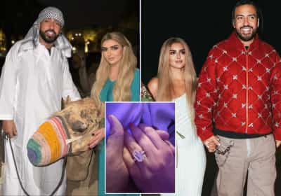 פרנץ' מונטנה כבש את ליבה של נסיכת דובאי - והציע לה עם טבעת ביותר ממיליון דולר