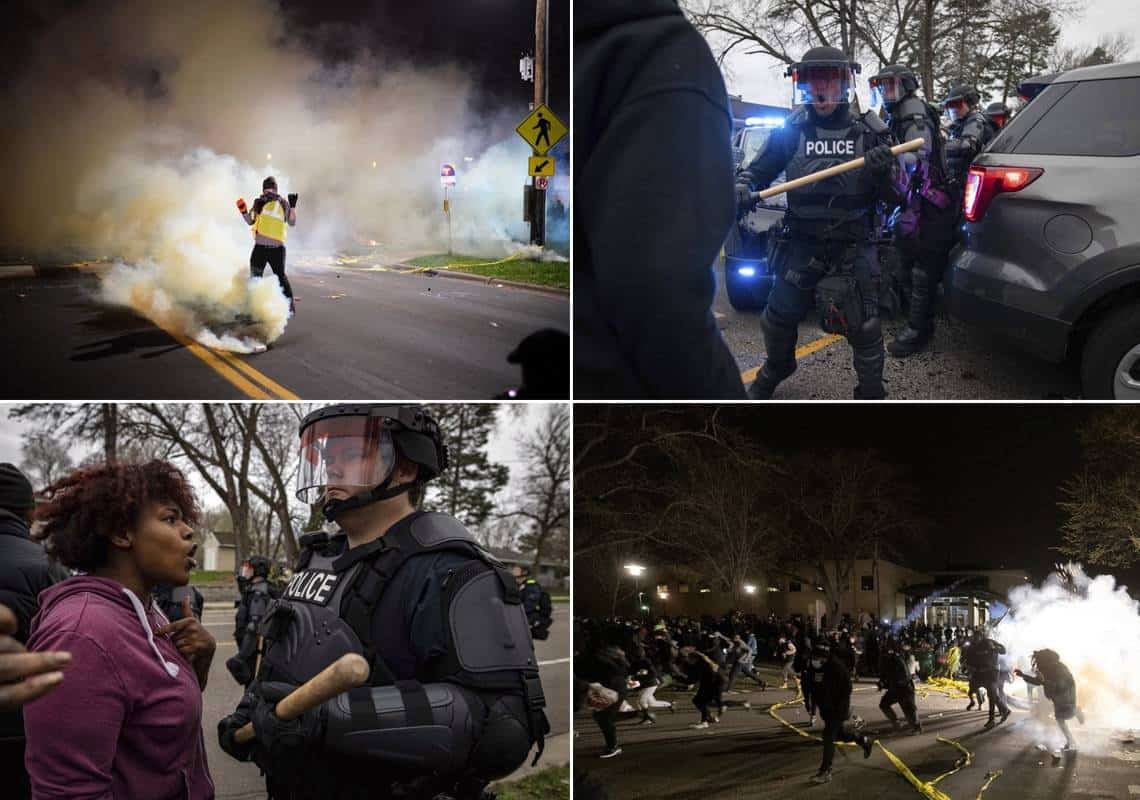 יממה אלימה בלב ארה"ב: צעיר שחור נורה למוות ע"י שוטר, מאות מתפרעים תקפו תחנת משטרה