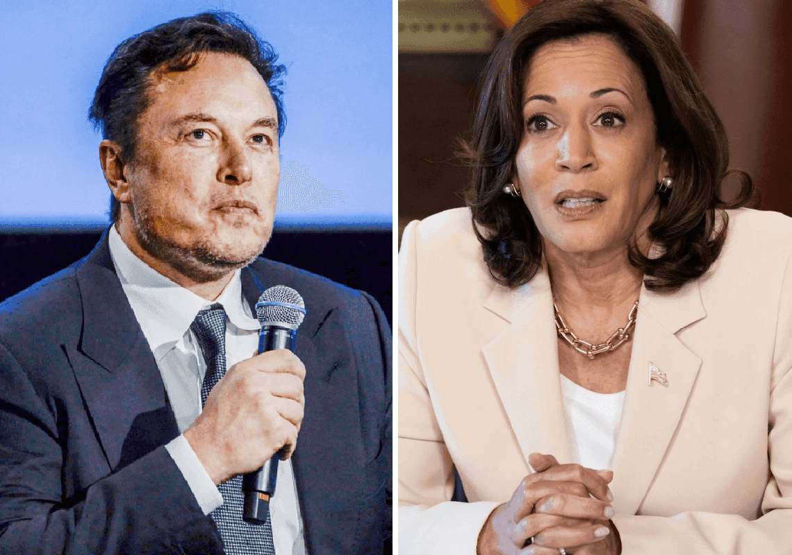 קמלה האריס תקפה את טראמפ – ואילון מאסק הגן: "השקרים שלה לא עובדים יותר"