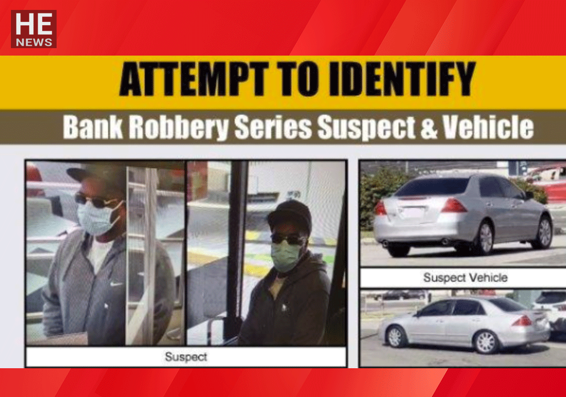 המשטרה מבקשת את עזרת הציבור: מצוד אחר שודד בנק סדרתי שהטיל אימה על שורת סניפים ברחבי לוס אנג'לס