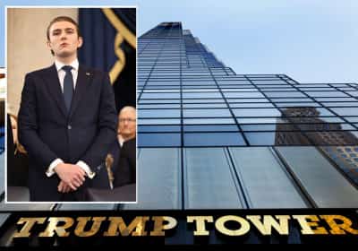 דייט רומנטי תחת אבטחה כבדה: בארון סגר קומה שלמה במגדל טראמפ במנהטן