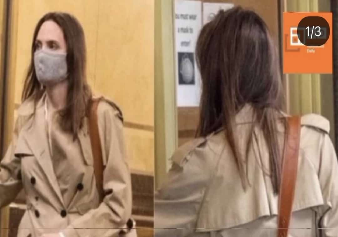 קאמבק נוסף בדרך? אנג׳לינה ג׳ולי צולמה כשהיא יוצאת מביתו של האקס 