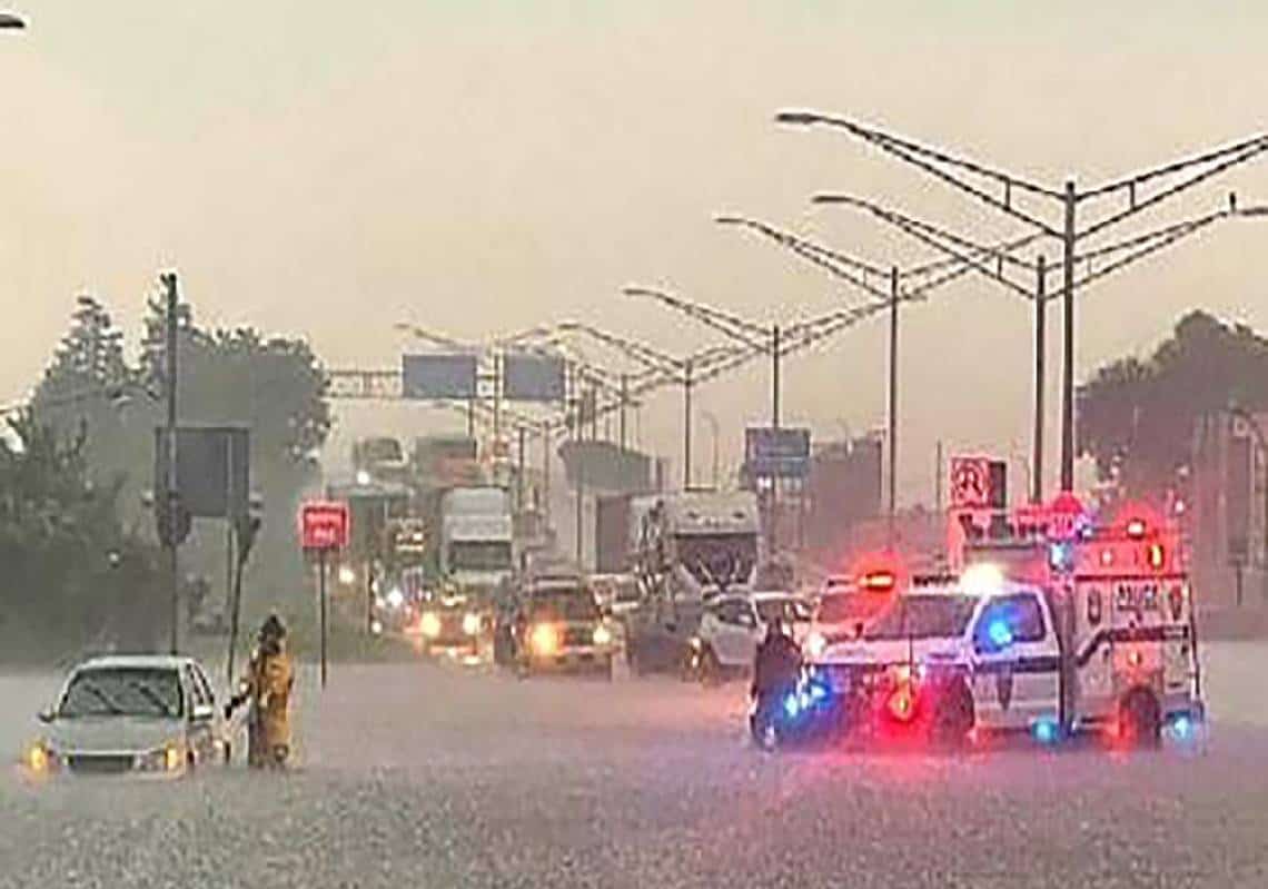 טיסות בוטלו ונדחו מכל רחבי אמריקה: שדה התעופה ניוארק הוצף לחלוטין