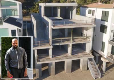 האחוזה של קניה ווסט במאליבו חוזרת לשוק: הבית הנטוש מוצע למכירה בעשרות מיליוני דולרים