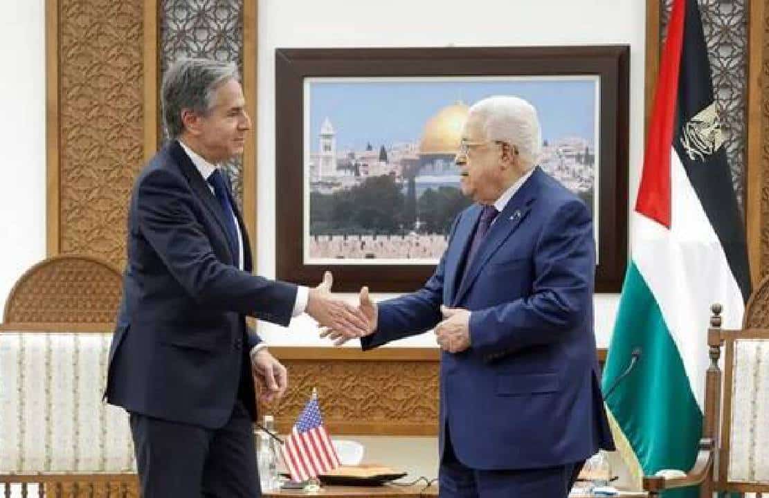 בלינקן לאבו מאזן: ''ביקשתי מישראל להשתמש ב'פצצות קטנות יותר' על עזה''