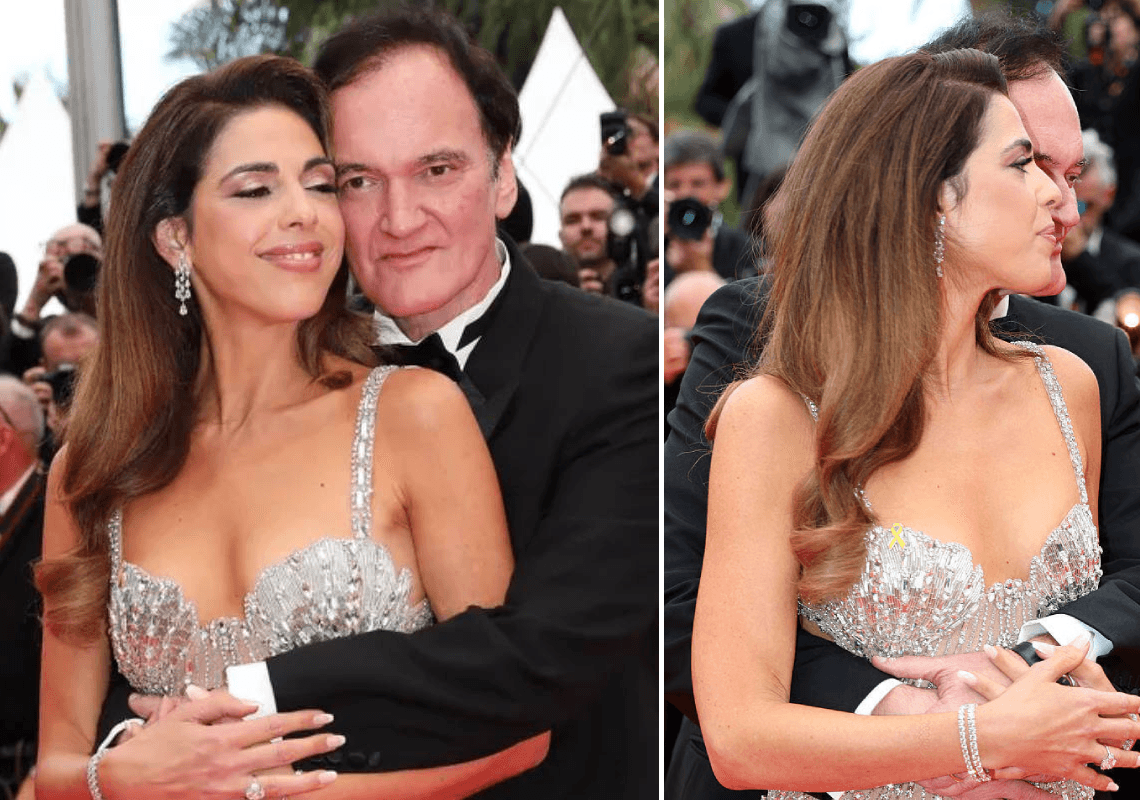 דניאלה פיק צועדת עם טרנטינו על השטיח האדום בפסטיבל קאן - ולא שוכחת את החטופים