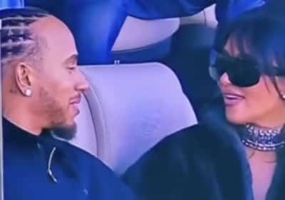 קים קרדשיאן ולואיס המילטון עושים את זה רשמי בהופעה משותפת בסופרבול