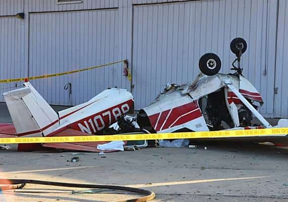 אסון בהתרסקות מטוס קל בלוס אנג'לס
