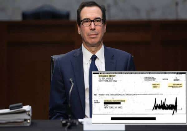 האמון בכלכלה מתחזק, שר האוצר: "הרעיון לשים את שם הנשיא על הצ'קים היה שלי"