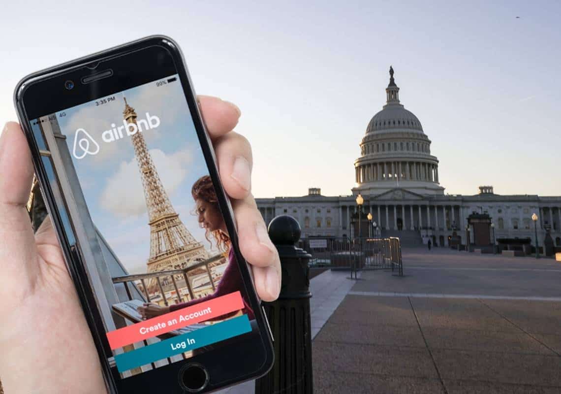 ההחלטה החריגה של Airbnb בעקבות המהומות בקונגרס: ביטול גורף של כלל ההזמנות לוושינגטון די. סי.