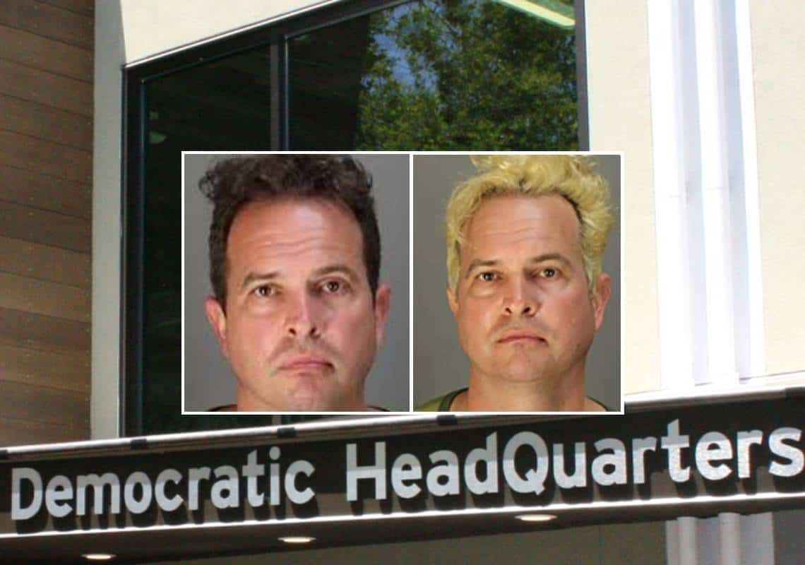 פרשה חמורה בקליפורניה: 2 גברים תכננו לפוצץ את מטה המפלגה הדמוקרטית