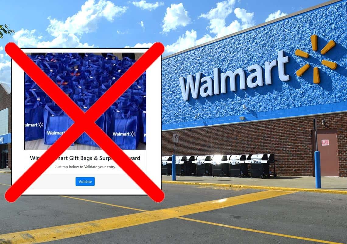 "האתר הזה לא קשור אלינו": מודעות מזויפות של וולמארט מופצות ברשתות החברתיות