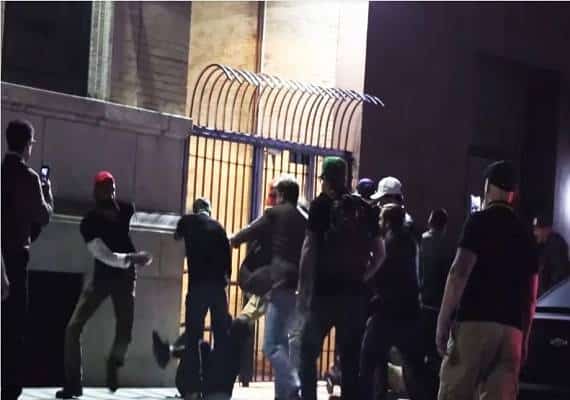 עצור ראשון בעקבות מהומות הימין הקיצוני במנהטן