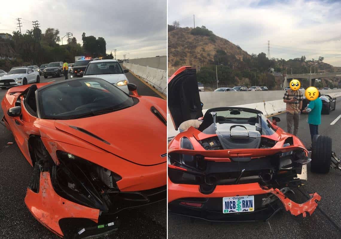 "מהיר ועצבני" גרסת לוס אנג'לס: למבורגיני ומקלארן ערכו מרוץ מכוניות בכביש 101 - זה לא הסתיים טוב