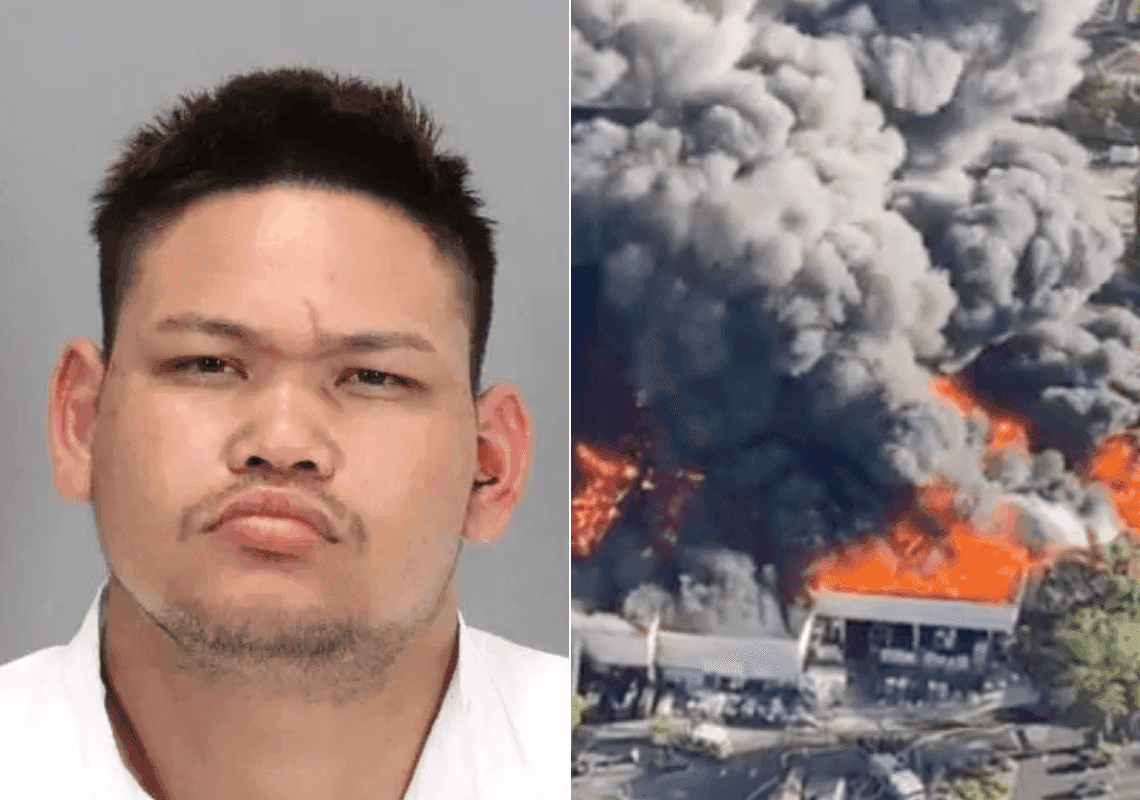 קליפורניה: נעצר חשוד בהצתת חנות 'הום דיפו' - וגרם לשריפה שנראתה מהחלל