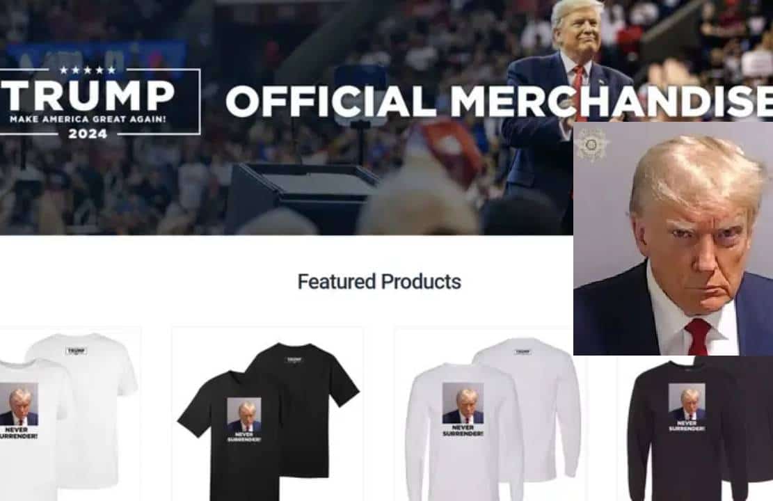 "שווה הרבה יותר מאלף מילים": ‏טראמפ הרוויח 9.4 מיליון דולר מאז תמונת המעצר