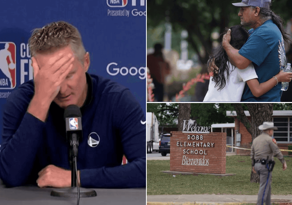 הטבח בטקסס | הנאום המרגש של מאמן הגולדן סטייס ווריורס שהפך ויראלי: "נמאס לי! זה פתטי!"