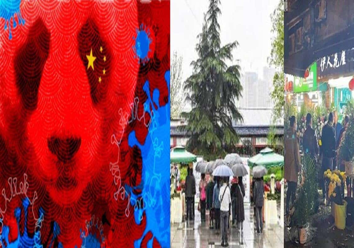 ווהאן: המוני מבקרים נהרו לבתי קברות כדי לחלוק כבוד ליקיריהם ועוררו שאלות לגבי מספר המתים האמיתי בסין מהנגיף