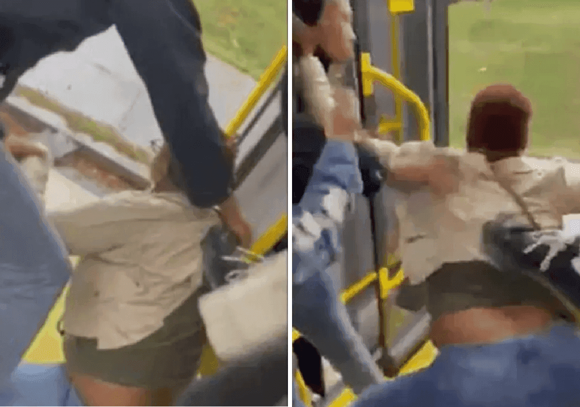 תיעוד מוושינגטון די.סי: אישה ביקשה מנערים להפסיק לקלל - והותקפה קשות 