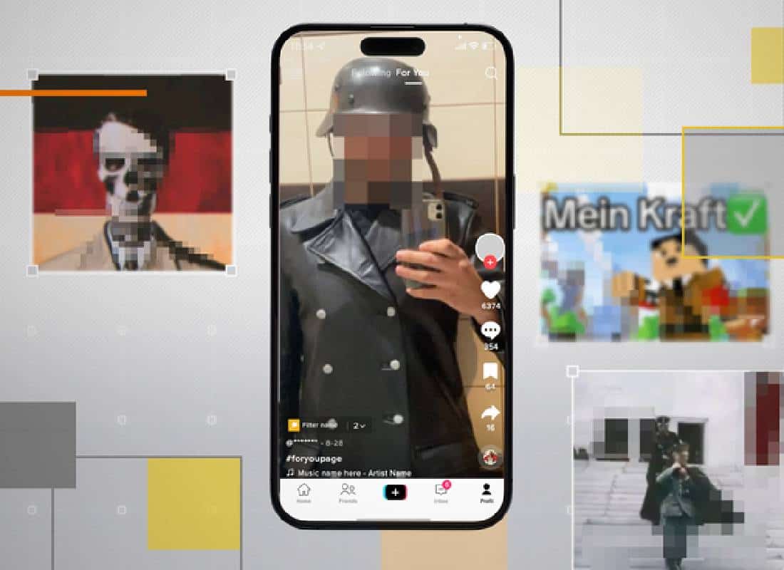נאומים של היטלר שתורגמו על ידי AI לאנגלית, הולכים ומתפשטים בטיקטוק 