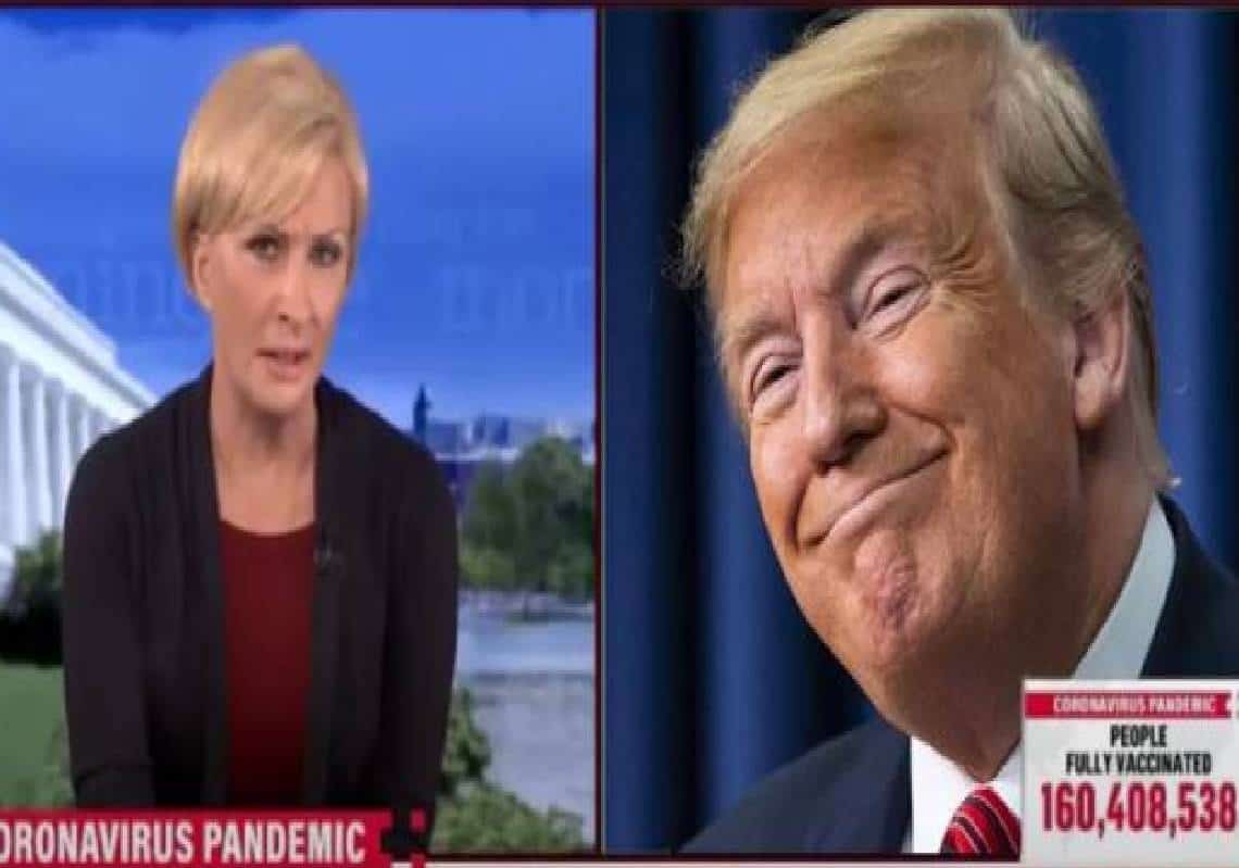 ביזארי: המגישה כינתה את טראמפ "מנהיג כת", ורגע אחר כך התחננה שיבקש מחסידיו להתחסן